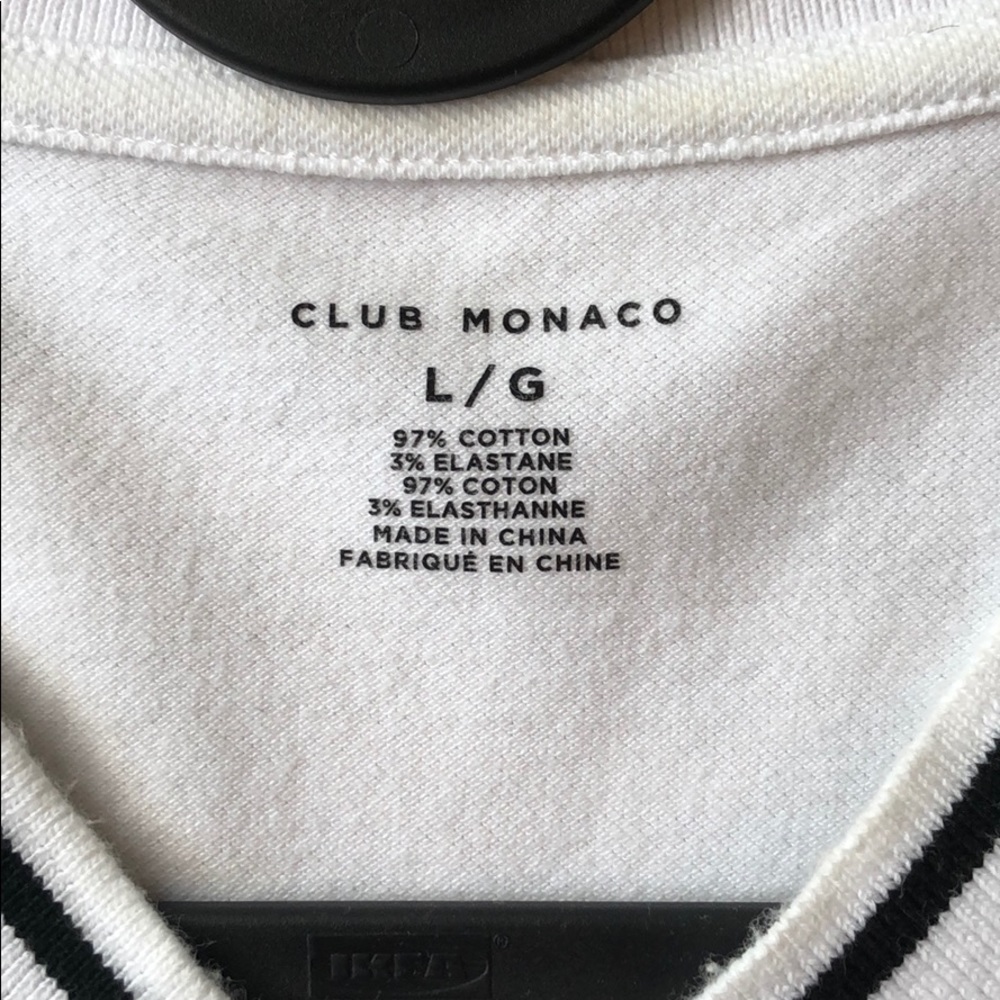 Club Monaco collarless polo - Picture 3 of 4